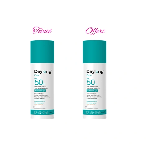  DAYLONG FACE SPF 50+ BB TEINTE 50ML + ECRAN OFFERT