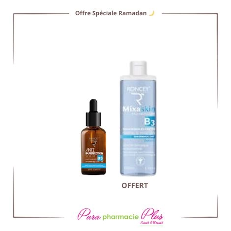  pack roncey sérum anti imperfection et toner offert