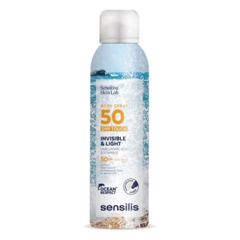 sensilis sun secret body spray toucher sec spf50 200ml