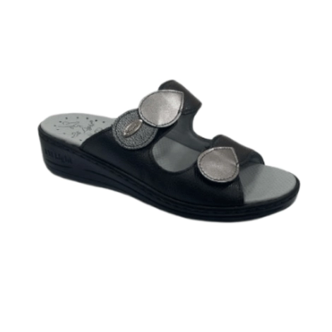  STI SABOT FEMME NOIR ARGENT 