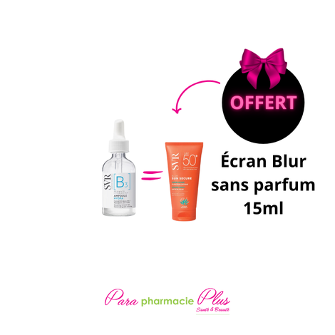 svr coffret ampoule b3 30ml + blur sans parfum 15ml offert