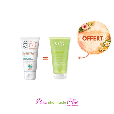  svr sun secure ecran mineral teintee peaux seches spf50+ 50ml