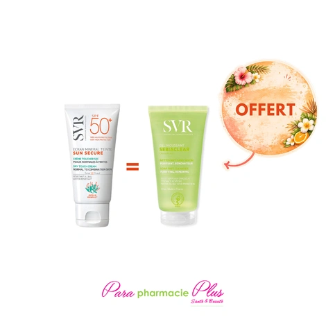  svr sun secure ecran minerale teintée peaux normale a mixte 50ml