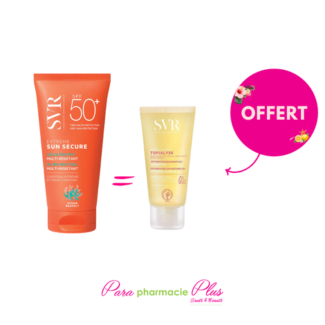  SVR SUN SECURE EXTREME GEL SPF50+ 50ML + SVR TOPIALYSE GEL 55ML OFFERT 