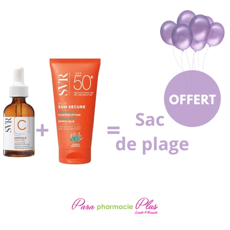  svr trousse ampoule c anti oxydant + sun secure blur