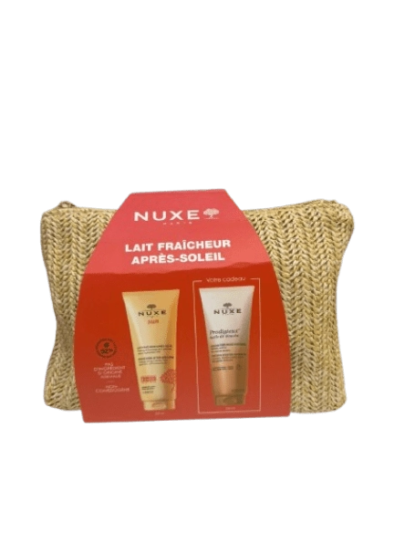 TROUSSE NUXE SUN  LAIT FRAICHEUR APRES-SILEIL+ HUILE DE DOUCE PRODIGIEUX OFFERT  