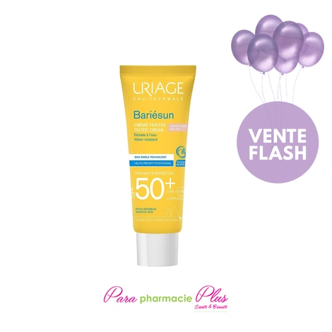 uriage bariesun creme solaire teintée claire spf50 50ml