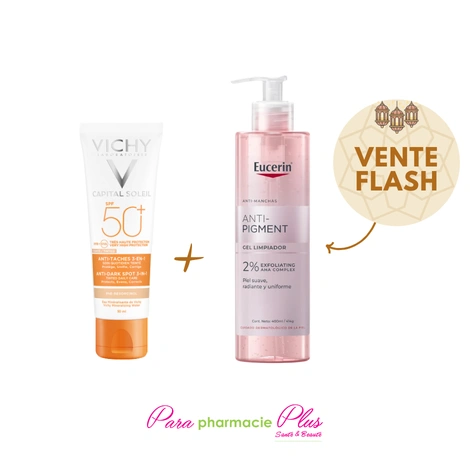  VICHY IDEAL ANTI TACHE 50+50ML + EUCERIN ANTI PIGMENT GEL  