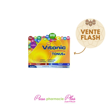  vital vitonic tonus jour et nuit 60 gelules