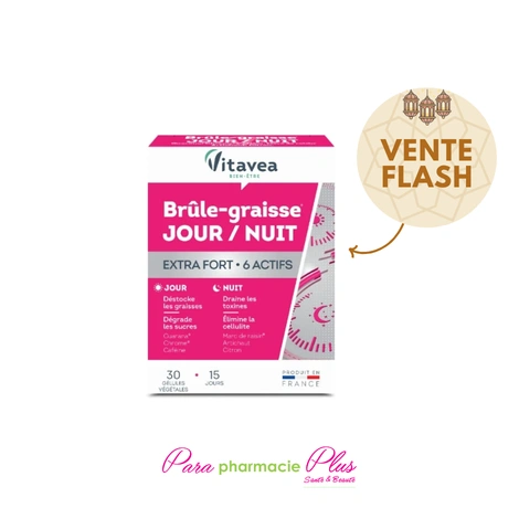  vitavea brule graisse jour et nuit extra fort 30 gelules
