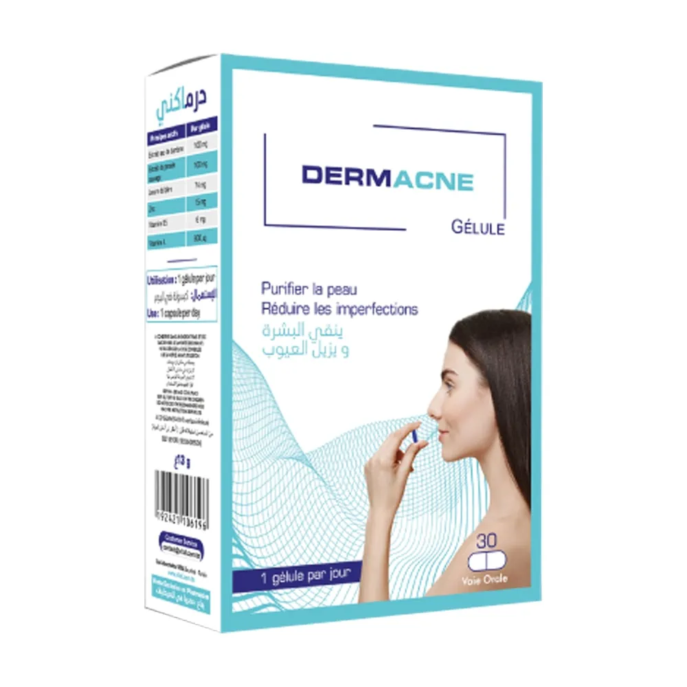  DERMACNE 30 GELULES 