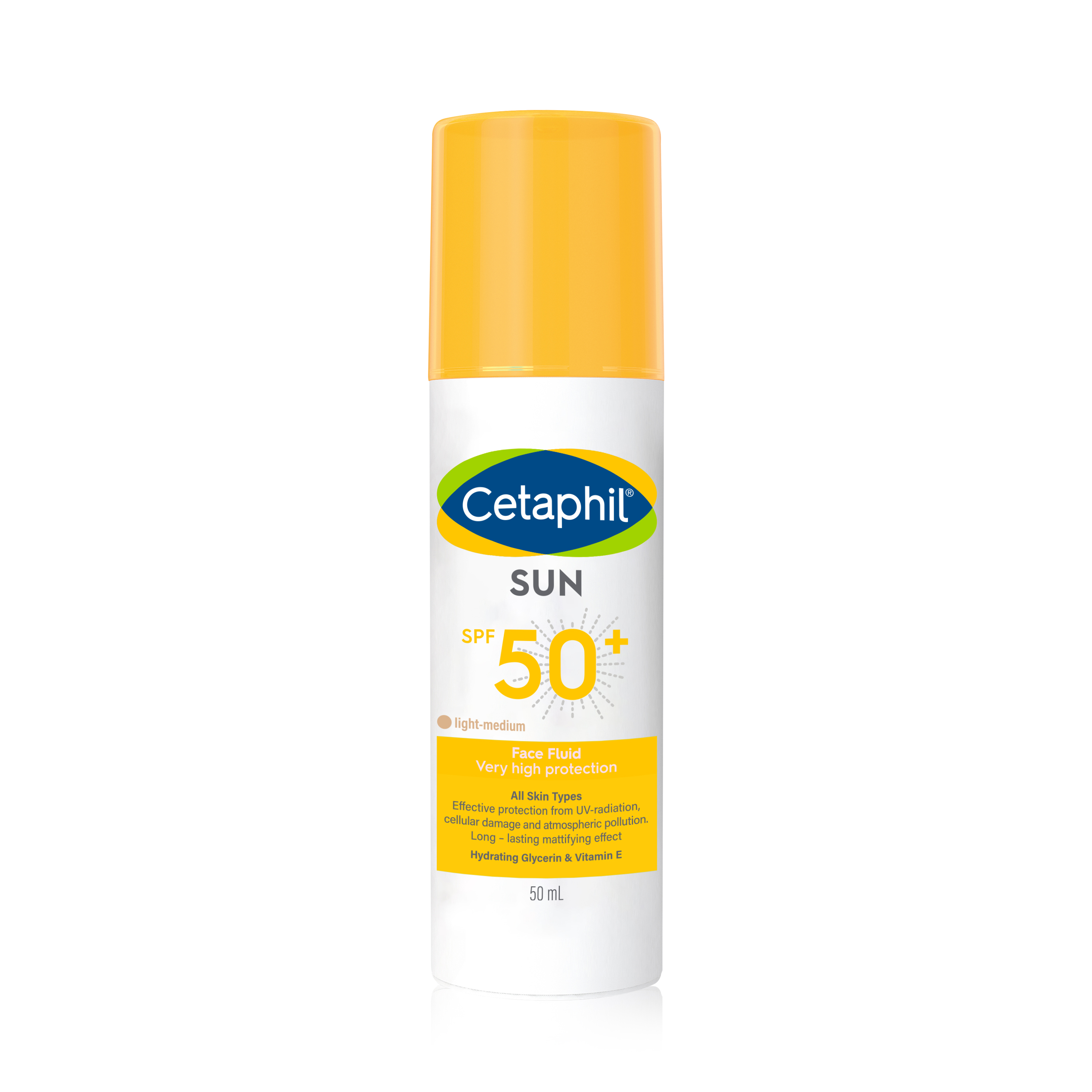 CETAPHIL SUN FACE FLUIDE TEINTE SPF50+ SPF50+