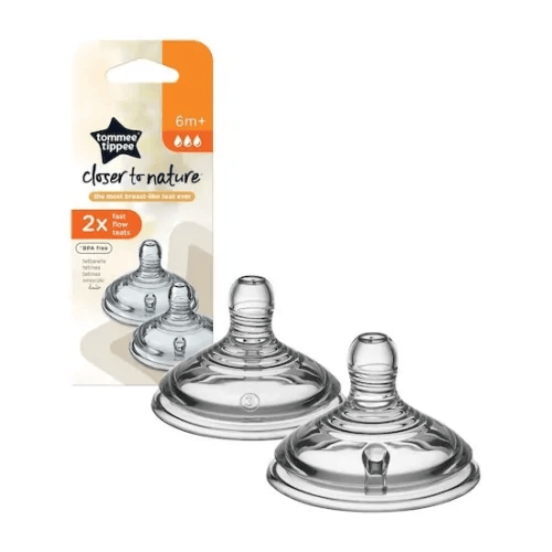 TOMMEE TIPPEE CLOSER TO NATURE 2 TETINES DEBIT RAPIDE 6M+ 